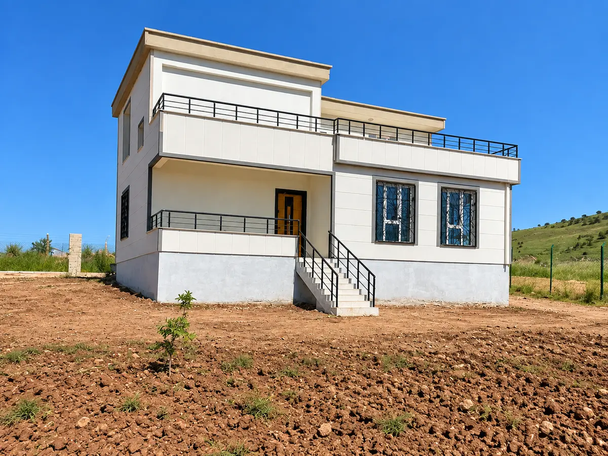Karababa Villaları - Davetkar ana giriş ve özel tasarım kapı